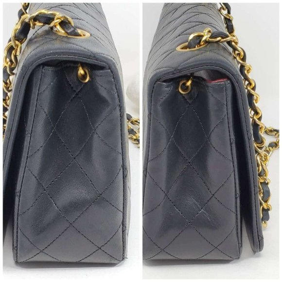 CHANEL 23 Full Flap Vintage 24k Gold Lambskin Bag - Picture 7 of 16